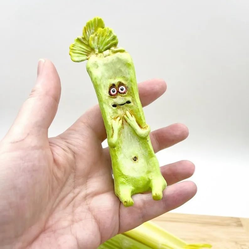 Amazon.co.jp: 創造的な野菜装飾、ハンドメイド樹脂野菜置物、家庭用の